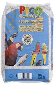 Schelpenzand Bruin Wit zak 25kg