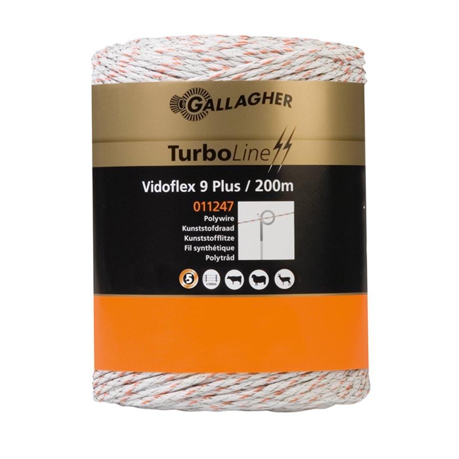 Vidoflex 9 TurboLine Plus wit 200m