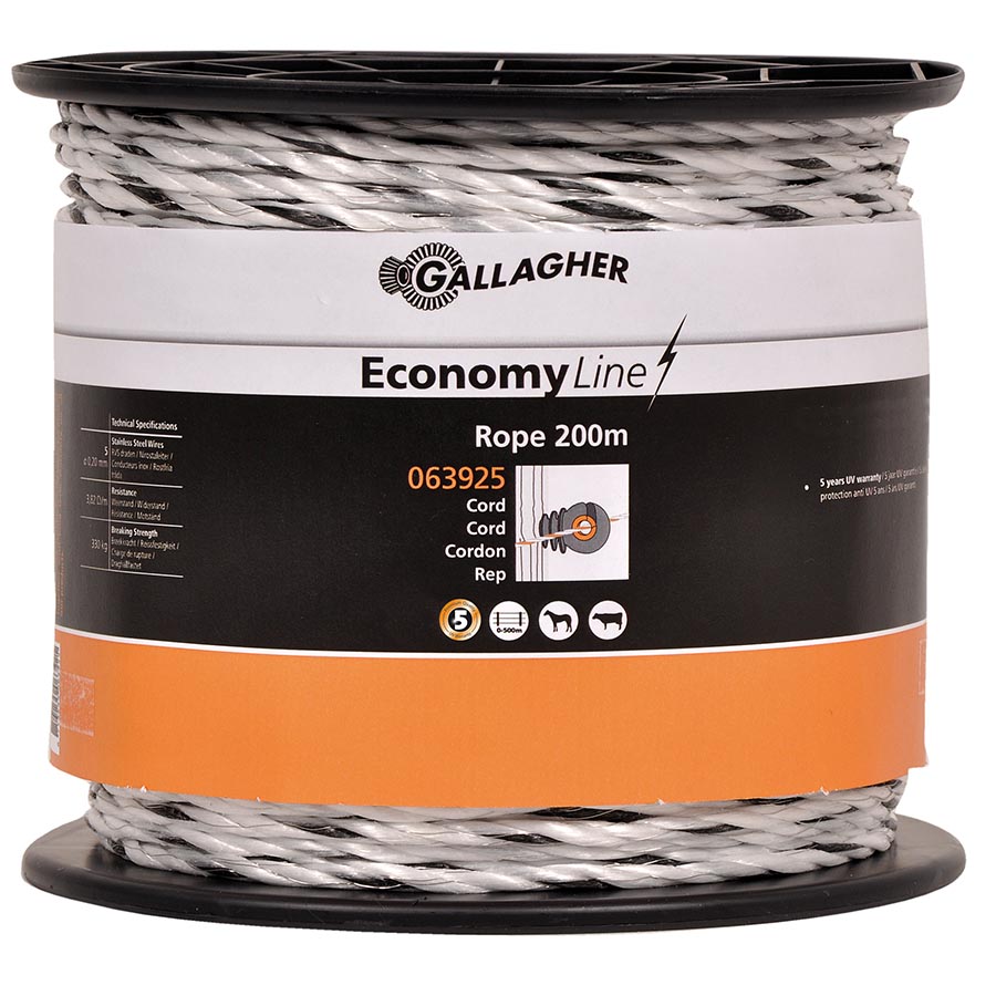 EconomyLine cord wit 200m