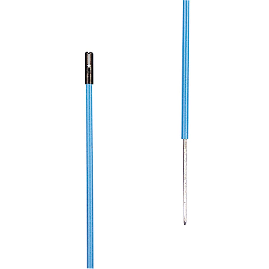 Kunststof paal 13mm 0.70m blauw (10)