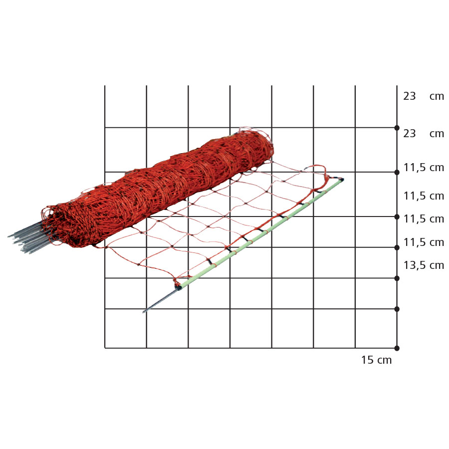 EuroNetz Geitennet. Oranje 105/1-14/G-50m