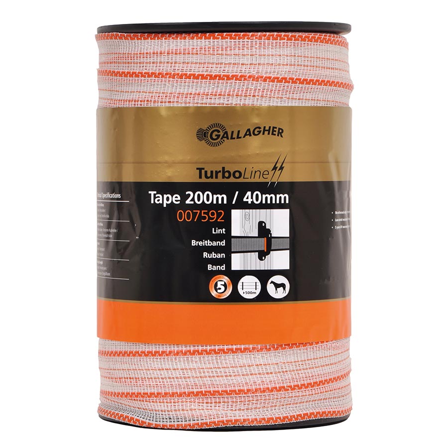 TurboLine lint 40mm wit 200m 