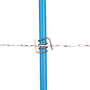Verstelbaar RVS veertje voor kunststof paal 13mm (10)