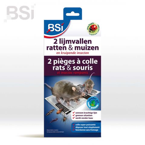 2 Lijmvallen Muizen en Ratten