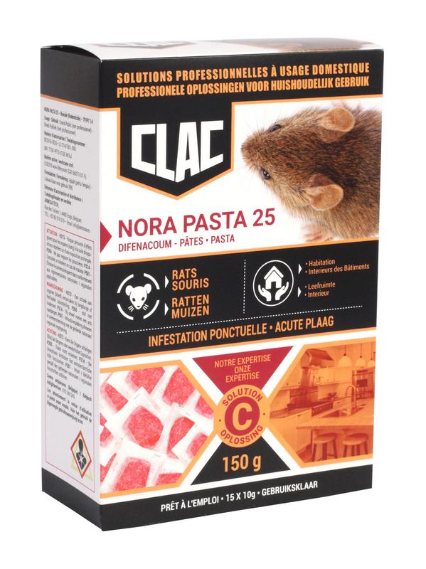 NORA PASTA 25 PASTA RATTEN & MUIZEN - 10gr