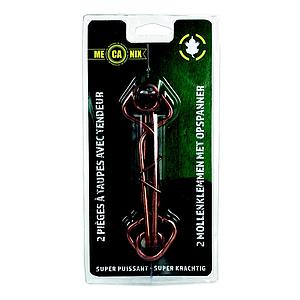 BLISTER 2 MOLLENKLEMMEN MET SPANNER